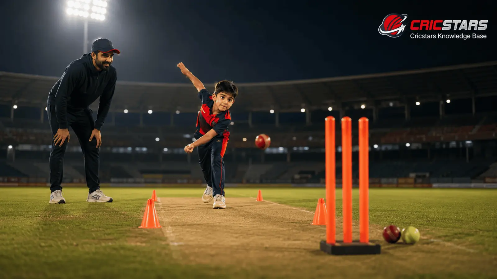 Under-10 Cricket Lesson 2: Bowling to a Target